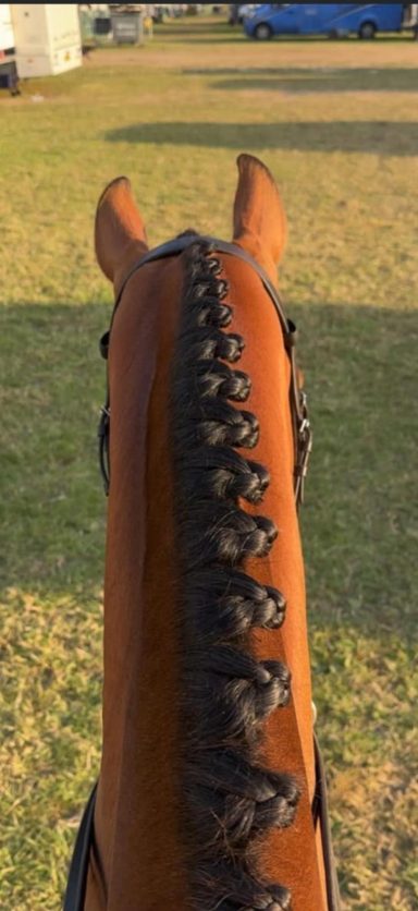 Maureen on her way to her RIHS debut class 